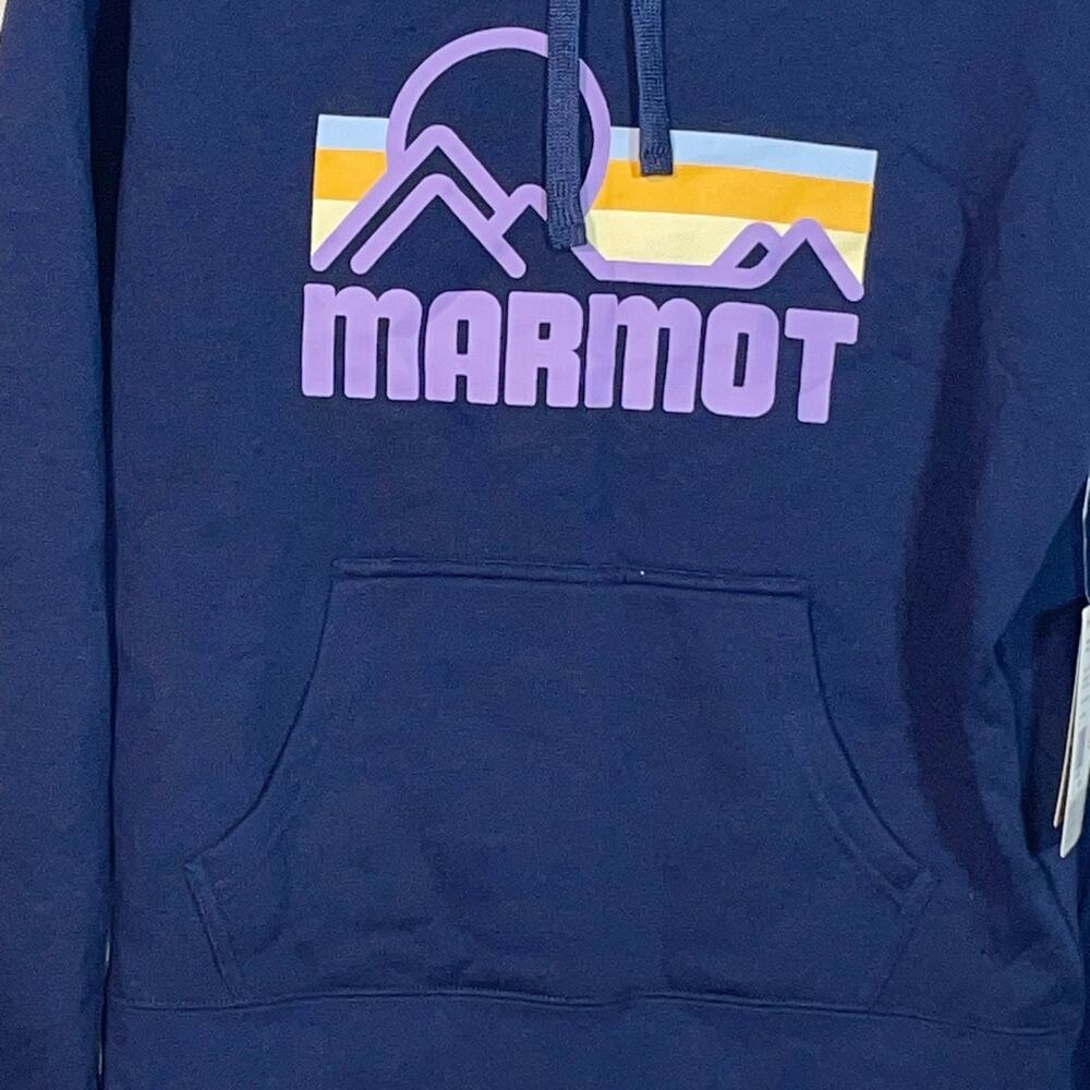 MARMOT Women S Coastal Hoodie Navy small - Picture 3 of 9
